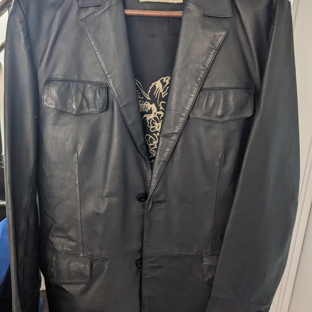 Urban Behavior Black Leather Jacket